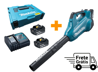 Kit+Soprador 36v Makita (sem Bateria) - Dub362z+Kit Carregador Dc18rc-bivolt 2bat Bl1830 198046-9 Makita - 198046-9