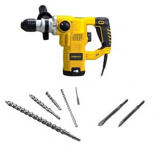 Kit Stanley Martelete Perfurador/Rompedor Sds Plus 1250W 220V + 6 Brocas Sds-Plus + Ponteira E Maleta - Sthr1232K-B2