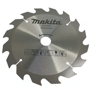 Makita Disco De Serra 165Mm X 20Mm Para Madeira 16 Dentes Tct - D-81050