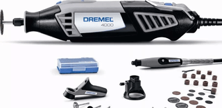 Vista explodida Peças para Micro Retífica 4000 175W F013400050 - Dremel