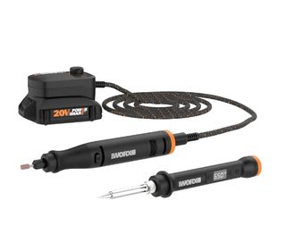 Micro Retífica E Ferro De Solda Worx Makerx 20V C/ 43 Pçs  - Wx988