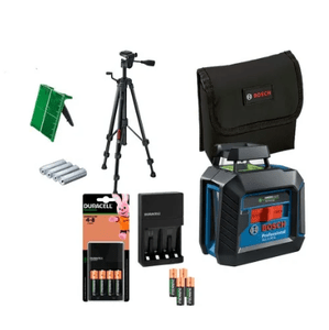 Nível A Laser Gll 220 Bosch + Bt 150 G + 4 Pilhas Duracell - 0615A001Yd