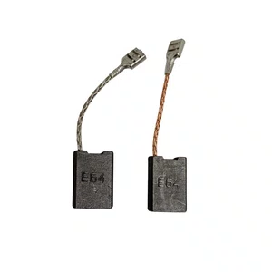 Par De Escovas De Carvão E64 220V Para Esmerilhadeiras E Vibradores De Concreto Skil E Bosch - F000611090