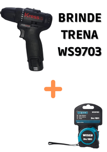 Parafusadeira 12V Brushless Kua12.1 Kress - Brinde Trena 3M