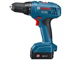 Vista explodida Peças para Parafusadeira a Bateria 12V Bosch GSR 1200-LI - 3601JA89D1