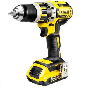 Kit Dewalt Parafusadeira/Furadeira 1/2" 20V Max* Xr Brushless + 2 Baterias 2.0Ah + Carregador E Maleta (220V) - Dcd791D2-B2