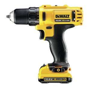 Kit Dewalt Parafusadeira/Furadeira 3/8" 12V Li-Ion + 2 Baterias 1.3Ah + Carregador Bivolt E Bolsa - Dcd710D2-Br