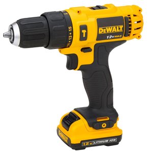 Kit Dewalt Parafusadeira/Furadeira De Impacto 3/8" 12V Li-Ion + 2 Baterias 1.3Ah E Carregador Bivolt - Dcd716D2-Br