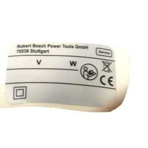 Placa De Tipo - 160111A3H5 - Bosch