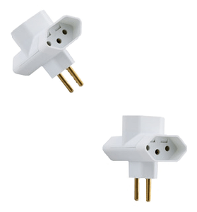 Plug T Branco Tramontina - 57400/071