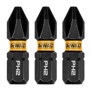 3 Ponteiras Phillips #2  Flextorq Dewalt - Dwaf1Ph2Ir3