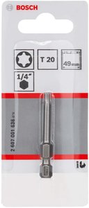 Ponta Torx P/ Paraf. N. 20 Bosch - 2607001636
