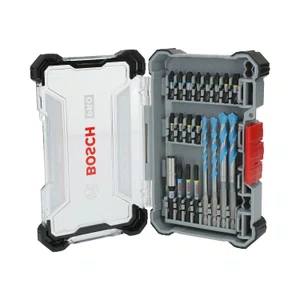 Bosch Conjunto De Brocas E Bits Pro Impact Com 20 Peças - 2608521U83