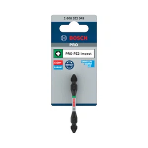 ピギー② Bosch Bit 65Mm De Ponta Dupla Pozidriv Pz2 Pro Impact - 2608522549
