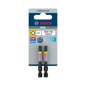 Bosch Par De Bits Torx T30 55Mm Pro Impact - 2608522532