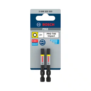 Bosch Par De Bits Torx T40 55Mm Pro Impact  - 2608522533