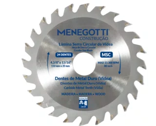 Serra Circular Videa Msm 4.3/8" X 24D - 67303801