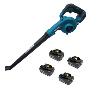 Makita Dub186 Soprador 18V + 4 Baterias 5Ah - Dub186Z-4Bat