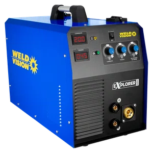 Weld Vision - Explorer 200 Máquina De Solda Mig/Mag/Tig E Eletrodo 220V Monofásica Com Tm/Gt/Pe/Plug 13Mm - 27620