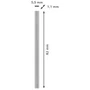 10 Facas De Plaina 82X5,5X1,1Mm Bosch - 2608635904