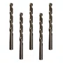 5 Brocas Para Metal Gss-G 10Mm(25/64") X 130.2Mm(5-1/8") Makita - D-22159
