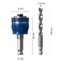 Adaptador 8.7Mm Broca Hssg 7.15X105Mm 2608900527000