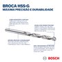 Broca Para Metal Bosch Aço Rápido Hss-G 1,7Mm 10 Peças - 3165140474771