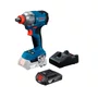 Bosch Kit Chave De Impacto Gdx 18V-285 + 2 Baterias 2Ah + Carregador Bivolt E Maleta - 06019N21E6