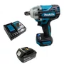 Kit Makita Chave De Impacto Dwt300Z 18V Brushless +  Bateria 18V 3Ah + Carregador Bivolt - Dtw300Z-Promo