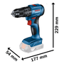 Combo Furadeira Gsb185-Li + Chave Impacto Gdr18V-200 - Bosch