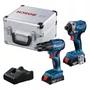 Bosch Kit Parafusadeira De Impacto Gdr 18V-215 + Parafusadeira/Furadeira De Impacto Gsb 185-Li + 2 Baterias 2Ah + Carregador Bivolt E Maleta - 06019N20E7