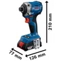 Bosch Kit Parafusadeira De Impacto Gdr 18V-215 + Parafusadeira/Furadeira De Impacto Gsb 185-Li + 2 Baterias 2Ah + Carregador Bivolt E Maleta - 06019N20E7