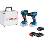 Combo Furadeira Gsb 185-Li Chave Impacto Gdr 18V-200 - Bosch