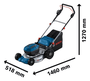 Cortador De Grama 18V18V Gra 18V246 06008C8000