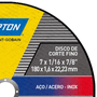 Disco Corte Standard 180X1.6X22.23 Cx25 000000066252850173