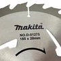 Disco De Serra Para Madeira 185X20Mm 24 Dentes Makita - D-51275