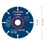 Bosch Disco De Corte De Carbide 110X20Mm Expert Multi Material - 2608901200
