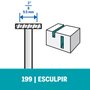 Dremel 199 Escareador Para Esculpir De Ponta Disco De 9,5Mm