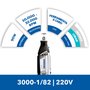 Dremel 3000 Micro Retífica C/ Eixo Flexível 82 Acessórios 220V - F0133000Gb