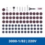 Dremel 3000 Micro Retífica C/ Eixo Flexível 82 Acessórios 220V - F0133000Gb