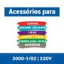 Dremel 3000 Micro Retífica C/ Eixo Flexível 82 Acessórios 220V - F0133000Gb
