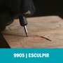 Dremel 9905 Escareador De Metal Duro Para Gravar/Esculpir - Ponta Redonda De 3,2Mm