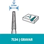 Dremel Ponta Diamantada 2,0Mm Cabeça Chata 7134 - 26157134Af