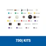 Kit Dremel 730 Para Aplicações Diversas - 26150730Aa