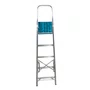 Escada De Alumínio Com 5 Degraus Para Casa Ed5 Gibafer