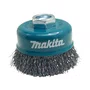 Escova De Aço Copo 75Mm M14 Com Fio Ondulado Makita - D-24094