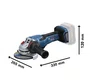 Esmerilhadeira Angular Bosch Gws 18V-15 P  06019H6Ae0