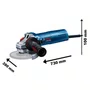 Esmerilhadeira 5" Gws 9125 S 900W 220V Bosch - 06013A92E0