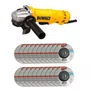 Esmerilhadeira Angular 115mm(4-1/2") 220V Dwe4212-B2 + 20 Discos de Desbaste 115mm Grão A36N