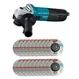 Esmerilhadeira Angular 115Mm (4-1/2") 220V M9507B  + 20 Discos de Desbaste 115mm Grão A36N